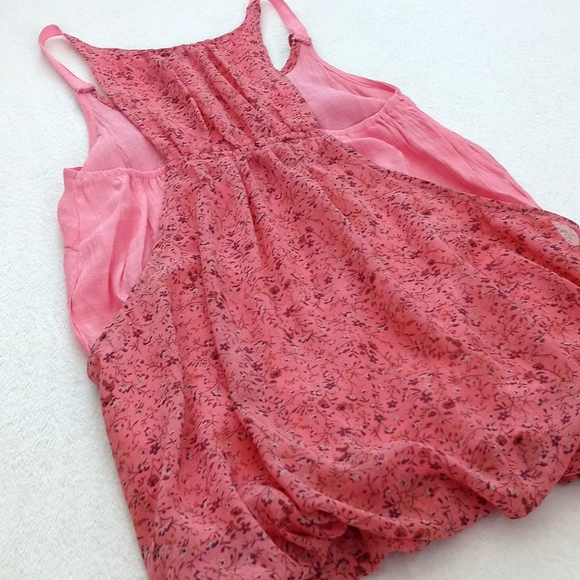 *Relisted* Myth NYC Women's Pink Floral Summer Tank Top Blouse Tie Decor S - Picture 5 of 14